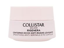 Oční gel Collistar Rigenera Smoothing Anti-Wrinkle Eye Contour 15 ml
