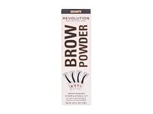 Pudr na obočí Makeup Revolution London Brow Powder Stamp & Stencil 0,65 g Granite