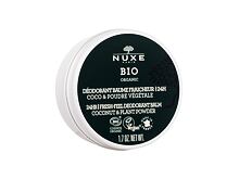 Deodorant NUXE Bio Organic 24H Fresh-Feel Deodorant Balm Coconut & Plant Powder 50 g