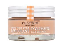Pleťová maska L'Occitane Invigorating Face & Eye Mask 75 ml