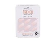 Umělé nehty Essence French Manicure Click & Go Nails 12 ks 01 Classic French