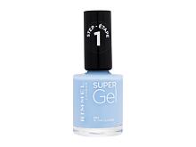 Lak na nehty Rimmel London Super Gel STEP1 12 ml 025 Urban Purple