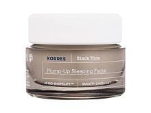 Noční pleťový krém Korres Black Pine Plump-Up Sleeping Facial 40 ml