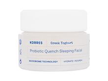 Noční pleťový krém Korres Greek Yoghurt Probiotic Quench Sleeping Facial 40 ml