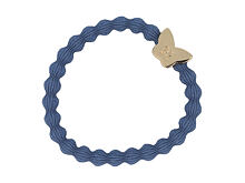 Gumička na vlasy By Eloise London Gold Butterfly Dove Blue 1 ks