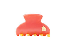 Spona do vlasů By Eloise London Medium Hair Claw Gold Heart 1 ks Coral Sunset