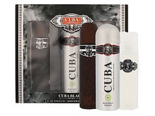 Toaletní voda Cuba Black 100 ml poškozená krabička Kazeta