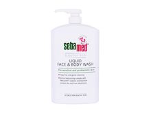 Tekuté mýdlo SebaMed Sensitive Skin Face & Body Wash Olive 200 ml