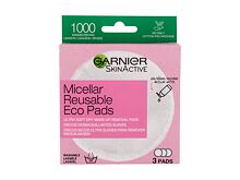 Odličovací tampony Garnier Skin Naturals Micellar Reusable Eco Pads 3 ks poškozená krabička