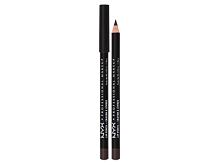 Tužka na rty NYX Professional Makeup Slim Lip Pencil 1 g 802 Brown