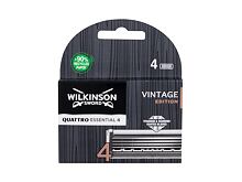 Náhradní břit Wilkinson Sword Quattro Essential 4 Vintage Edition 1 balení