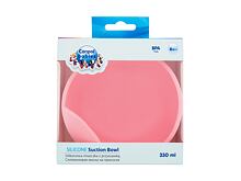 Nádobí Canpol babies Silicone Suction Bowl Pink 330 ml