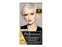 Barva na vlasy L'Oréal Paris Préférence 60 ml 102 Iridescent Pearl Blonde