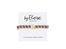 Gumička na vlasy By Eloise London Woven Gold Circle Mocha 1 ks