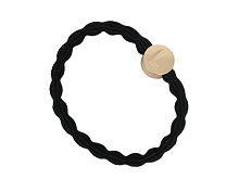 Gumička na vlasy By Eloise London Letter Charms Gold L 1 ks L Black