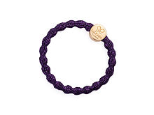 Gumička na vlasy By Eloise London Metallic Gold Circle Purple 1 ks Purple
