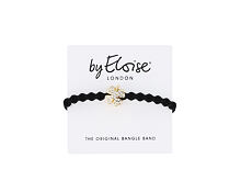 Gumička na vlasy By Eloise London Bling Charms Gold Diamanté Clover Leaf 1 ks Black