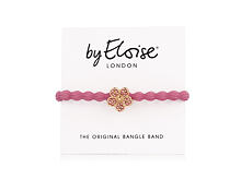 Gumička na vlasy By Eloise London Bling Charms Daisy Flower 1 ks Rose Pink