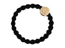 Gumička na vlasy By Eloise London Letter Charms Gold 1 ks T Black