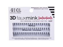 Umělé řasy Ardell 3D Faux Mink Individuals Short 60 ks Black