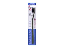 Klasický zubní kartáček Swissdent Profi Colours Soft Medium 1 ks Black&Black