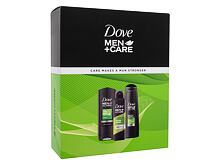 Sprchový gel Dove Men + Care Extra Fresh Care Makes A Man Stronger 250 ml poškozená krabička Kazeta