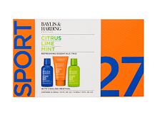 Sprchový gel Baylis & Harding Citrus Lime & Mint Refreshing Essentials Trio 100 ml Kazeta