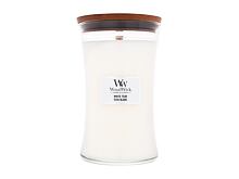 Vonná svíčka WoodWick White Teak 275 g