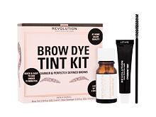 Barva na obočí Makeup Revolution London Brow Dye Tint Kit 5 ml Brown