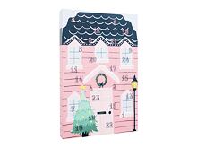 Bomba do koupele Bomb Cosmetics Santa Stop Here Advent Calendar 1 ks poškozená krabička Kazeta