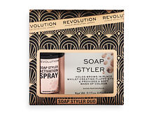 Gel a pomáda na obočí Makeup Revolution London Soap Styler+ Duo 50 ml Kazeta