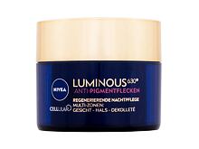 Noční pleťový krém Nivea Cellular Luminous 630 Antispot Night Complexion Repair 50 ml