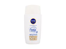 Opalovací přípravek na obličej Nivea Sun Triple Protect Ultra-Light Hydrating Fluid SPF50+ 40 ml