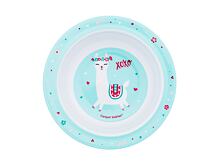 Nádobí Canpol babies Exotic Animals Melamine Bowl With Suction Ring Turquoise 270 ml