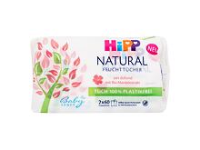 Čisticí ubrousky Hipp Babysanft Natural Wet Wipes 2x60 ks
