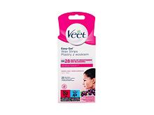 Depilační přípravek Veet Easy-Gel Wax Strips Face Normal Skin 20 ks