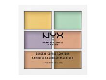 Konturovací paletka NYX Professional Makeup Color Correcting Concealer 9 g Multicolor