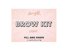 Set a paletka na obočí Barry M Brow Kit  4,5 g Light