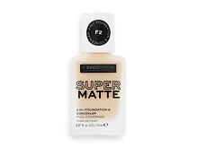 Make-up Revolution Relove Super Matte 2 in 1 Foundation & Concealer 24 ml F2