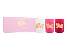 Vonná svíčka Revolution Home Love Mini Scented Candle Trio 40 g Kazeta
