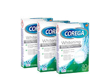 Čisticí tablety a roztoky Corega Tabs Whitening Trio 3x30 ks
