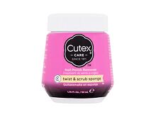 Odlakovač nehtů Cutex Twist & Scrub Sponge Nail Polish Remover 52 ml
