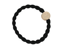Gumička na vlasy By Eloise London Letter Charms Gold J 1 ks J Black