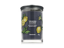 Vonná svíčka Yankee Candle Signature Black Tea & Lemon Tumbler 567 g