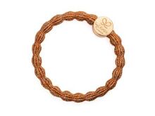 Gumička na vlasy By Eloise London Metallic Gold Circle Amber 1 ks Amber