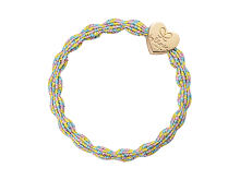 Gumička na vlasy By Eloise London Metallic Gold Heart 1 ks Candy