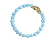 Gumička na vlasy By Eloise London Bling Charms Rainbow 1 ks Sky Blue