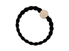 Gumička na vlasy By Eloise London Letter Charms Gold 1 ks K Black