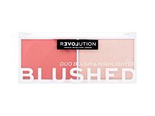 Konturovací paletka Revolution Relove Colour Play Blushed Duo Blush & Highlighter 5,8 g Sweet