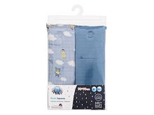 Látková plena Canpol babies Bonjour Paris Muslin Squares Diapers Blue 2 ks